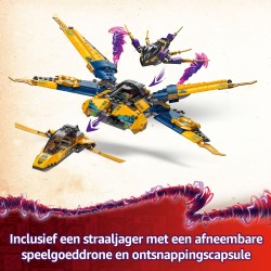 LEGO Ninjago 71833 Jet Super Storm di Ras e Arin