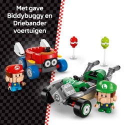 LEGO Super Mario 72034 Mario Kart™: Baby Mario vs Baby Luigi