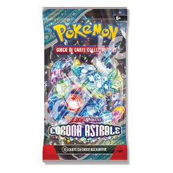 Pokemon Scarlatto e violetto - 1 Bustina 10 Carte Booster Corona Astrale (casuale)