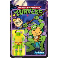 Hasbro Super 7 ReAction - Teenage Mutant Ninja Turtles - Bundle 4 personaggi Donatello Leonardo Raffaello Michelangelo TMNT