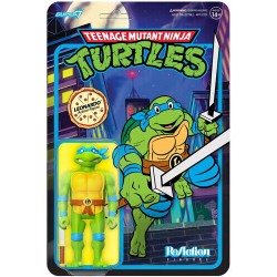 Hasbro Super 7 ReAction - Teenage Mutant Ninja Turtles - Bundle 4 personaggi Donatello Leonardo Raffaello Michelangelo TMNT