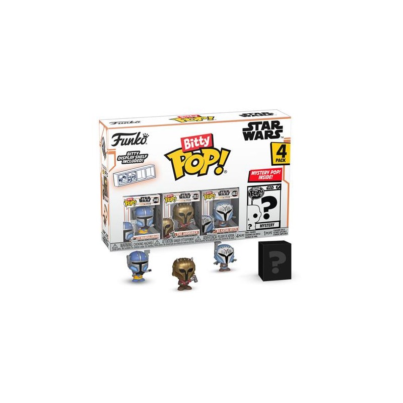 Bitty Pop! - Star Wars - The Mandalorian - Heavy Mandalorian 4 Pack