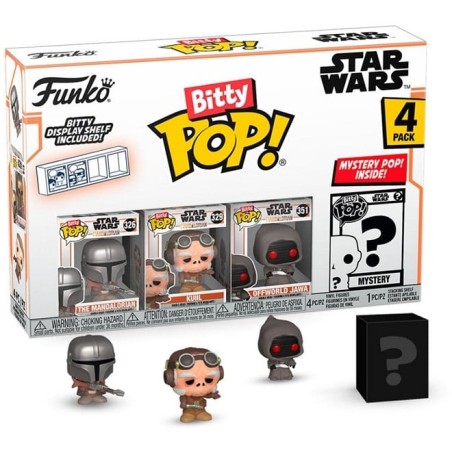 Bitty Pop! - Star Wars - The Mandalorian - The Mandalorian 4 Pack