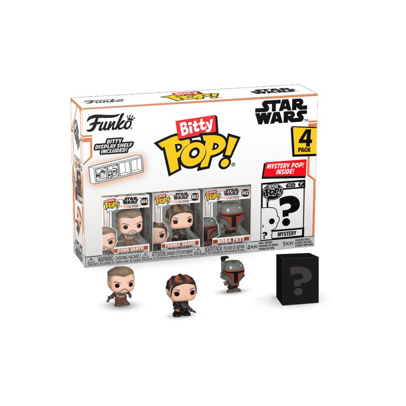 Bitty Pop! - Star Wars - The Mandalorian - Cobb Vanth 4 Pack