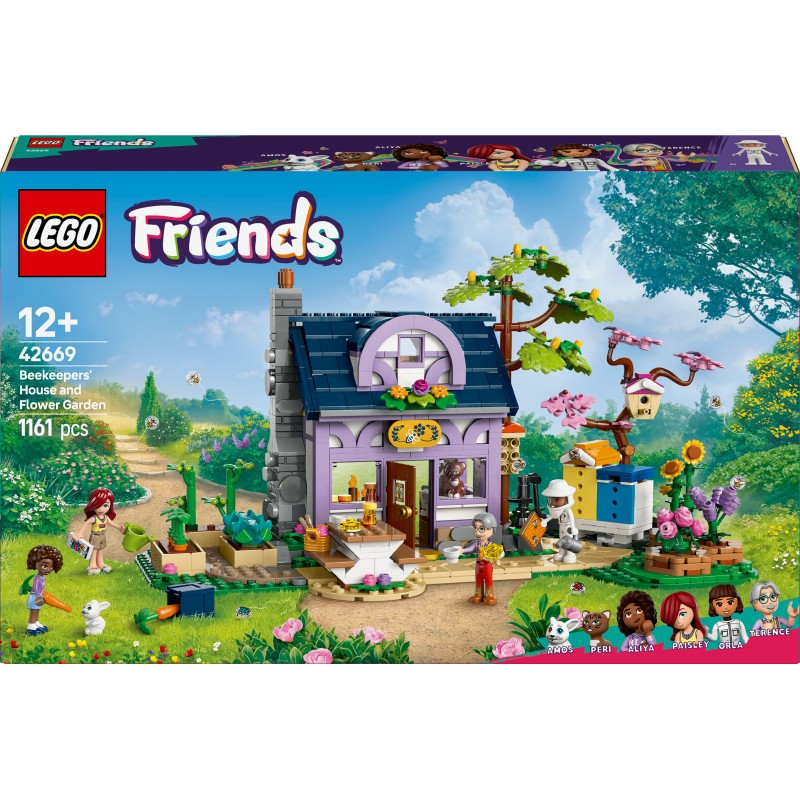 LEGO Friends 42669 Casa degli apicoltori e giardino fiorito