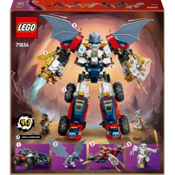 LEGO Ninjago 71834 Mech Ultra Combinatore di Zane