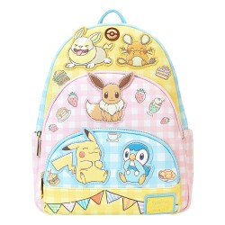 Loungefly Pokemon Zaino Cafè Triple Pocket PMBK0313